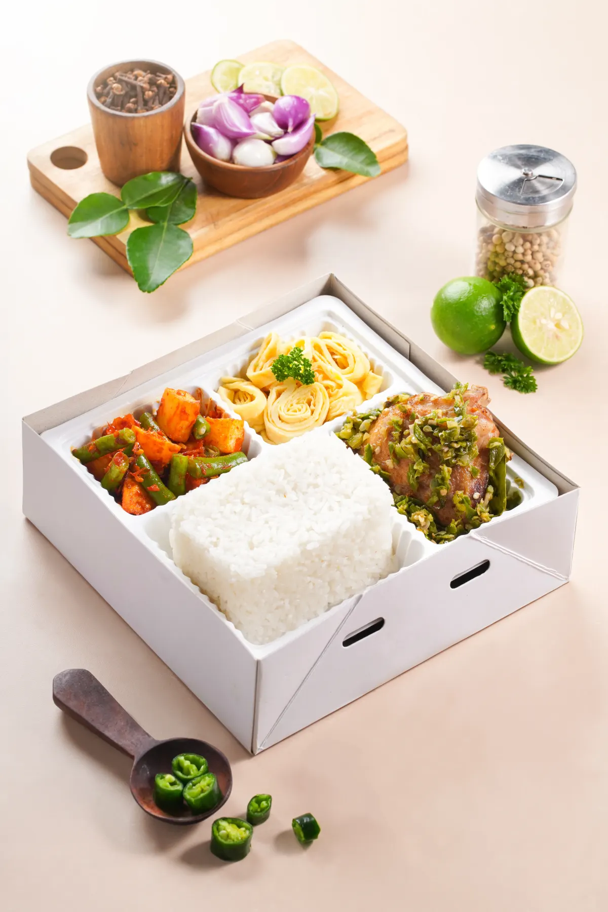 Sat Set Nasi Ayam Cabe Ijo